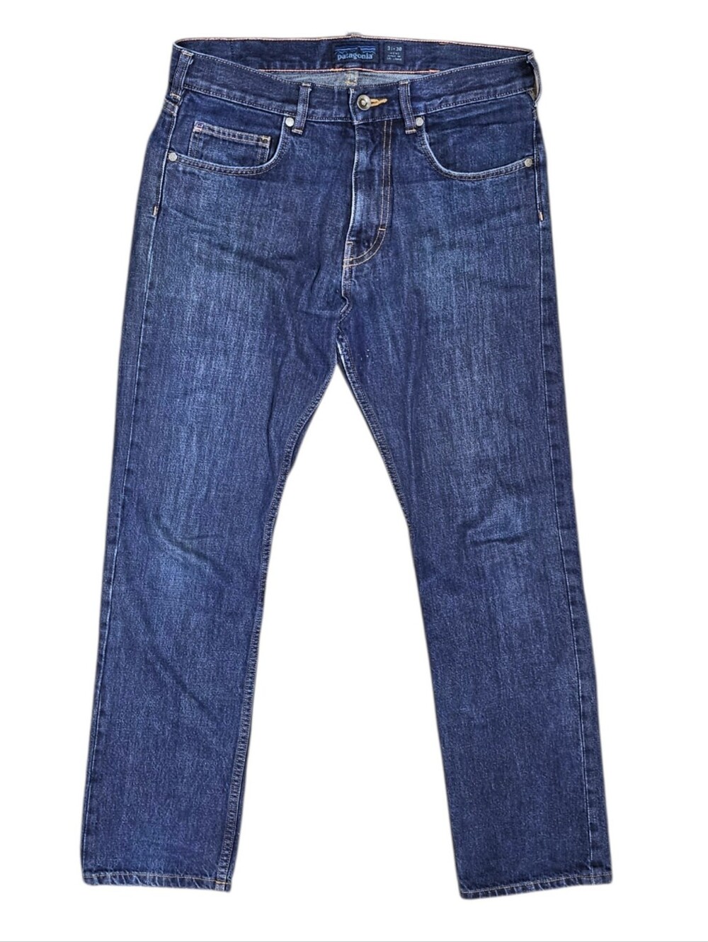 Patagonia Men's Slim Straight Indigo Blue Jeans 31x30